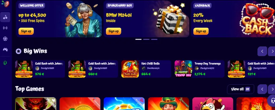 Spingranny casino